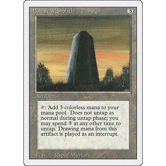 Image for Basalt Monolith (3ED) - Magic: The Gathering