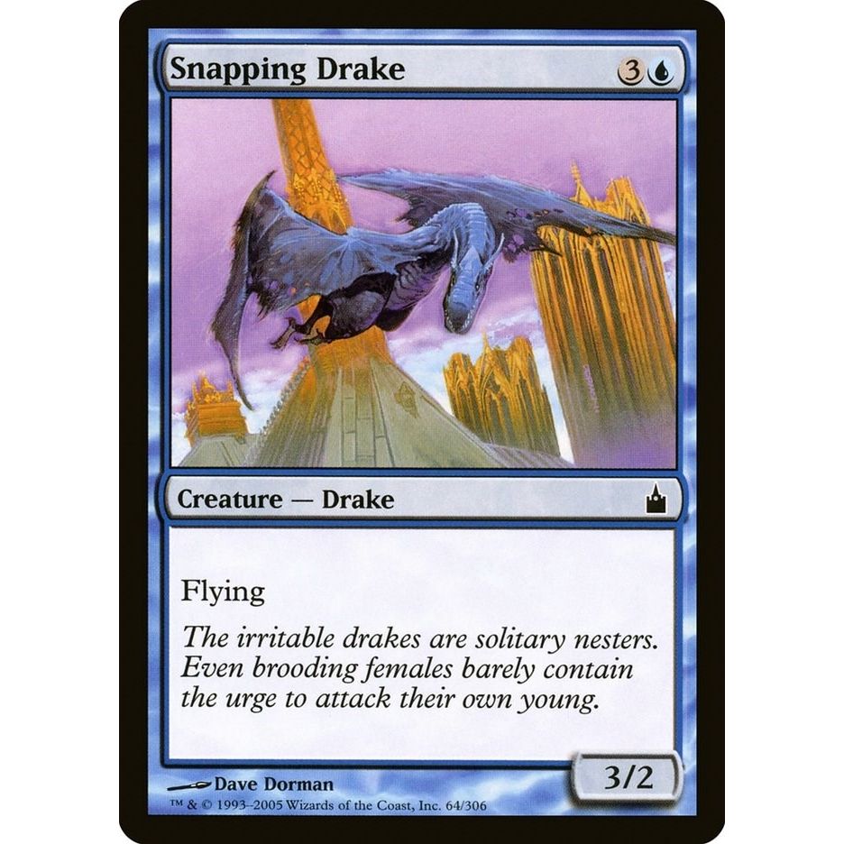 Image for Snapping Drake (64) (RAV) - Magic: The Gathering