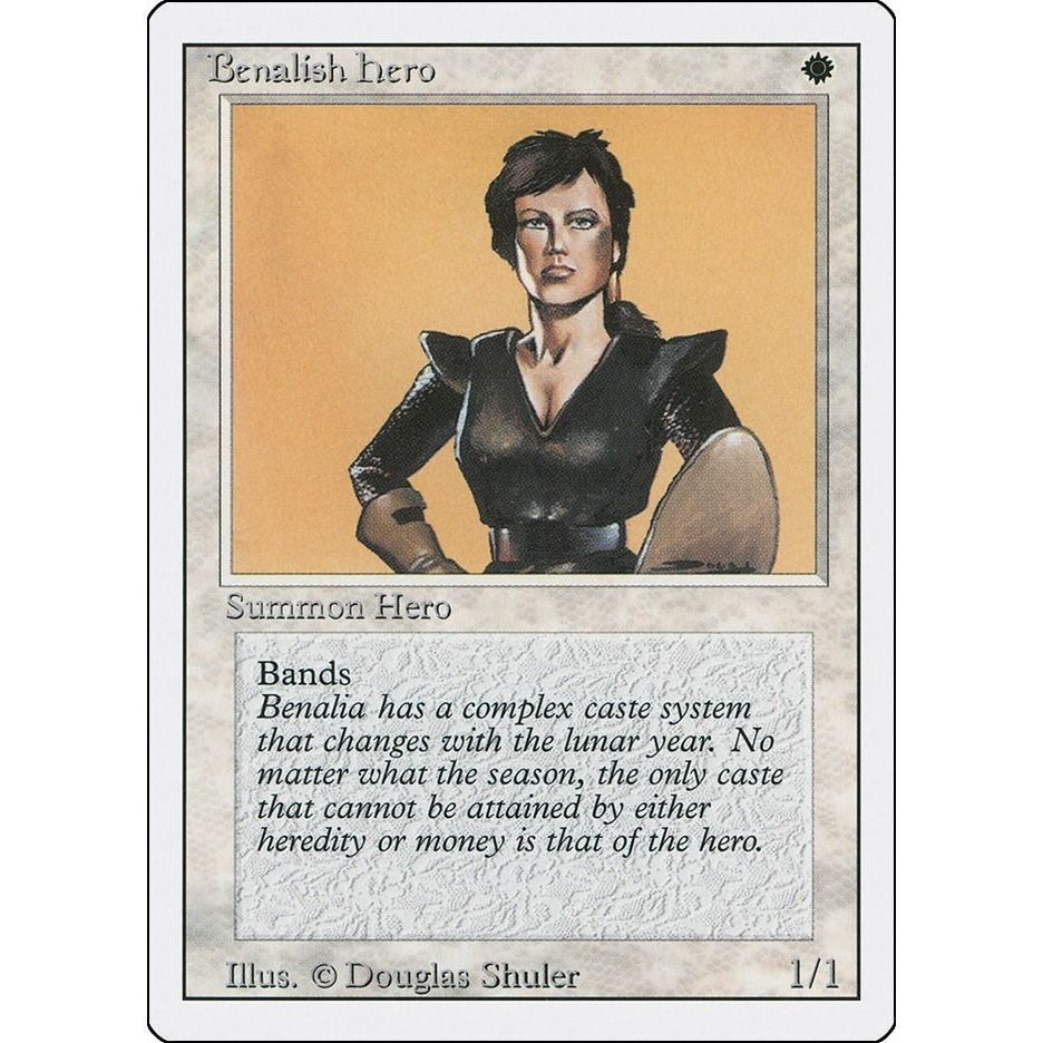 Image for Benalish Hero (3ED) - Magic: The Gathering