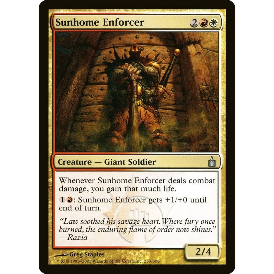 Image for Sunhome Enforcer (233) (RAV) - Magic: The Gathering