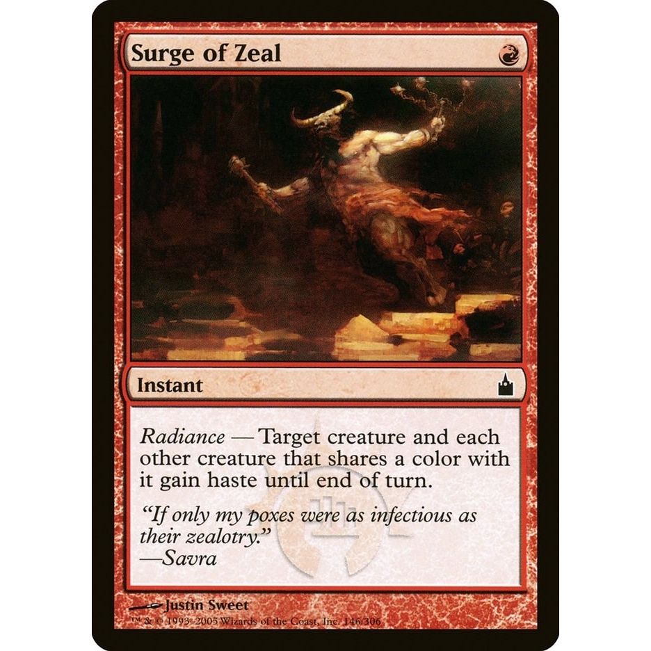 Image for Surge of Zeal (146) (RAV) - Magic: The Gathering