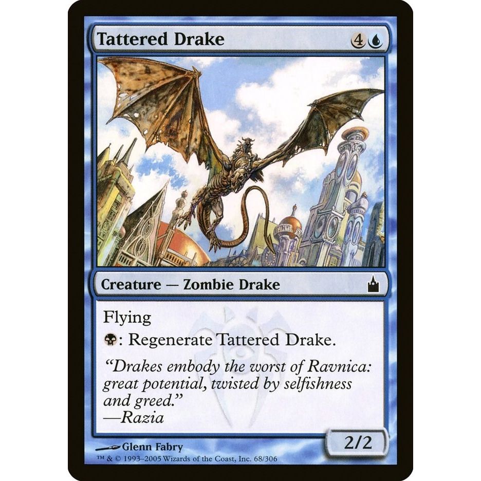 Image for Tattered Drake (68) (RAV) - Magic: The Gathering