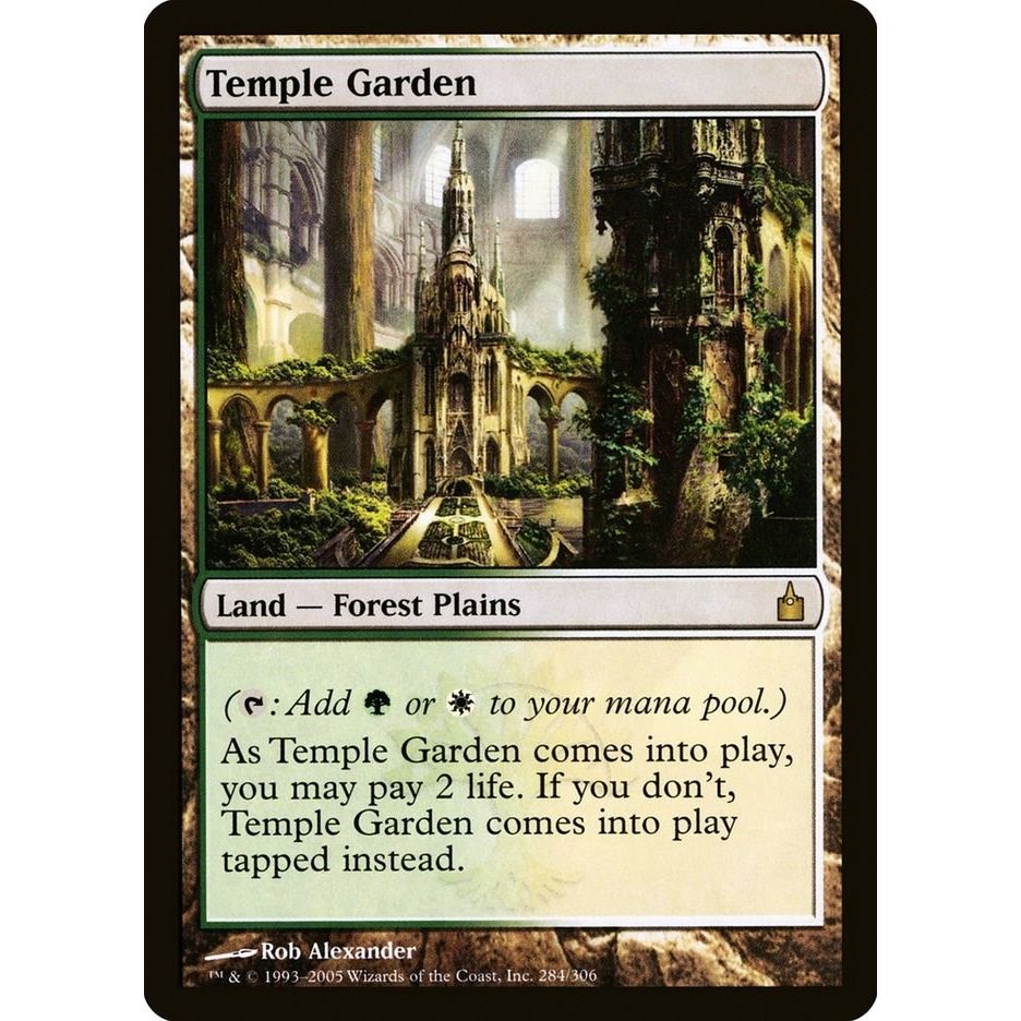 Image for Temple Garden (284) (RAV) - Magic: The Gathering