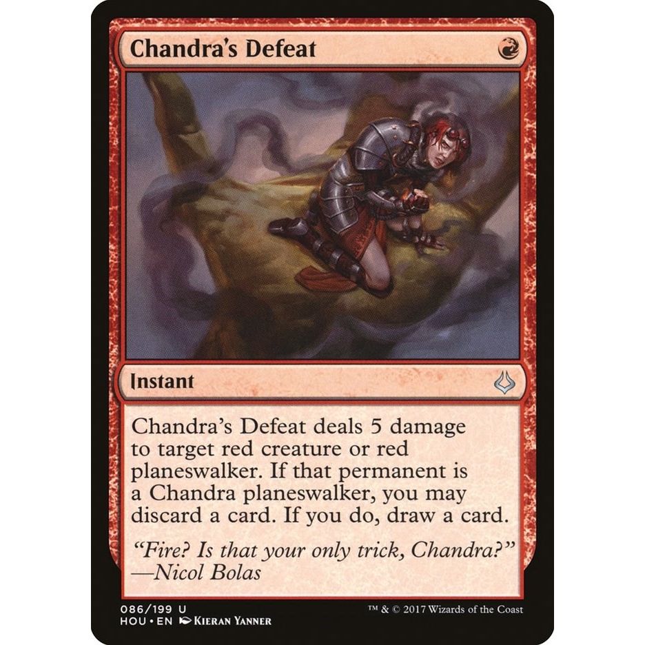 Image for Chandra's Defeat (86) (HOU) - Magic: The Gathering
