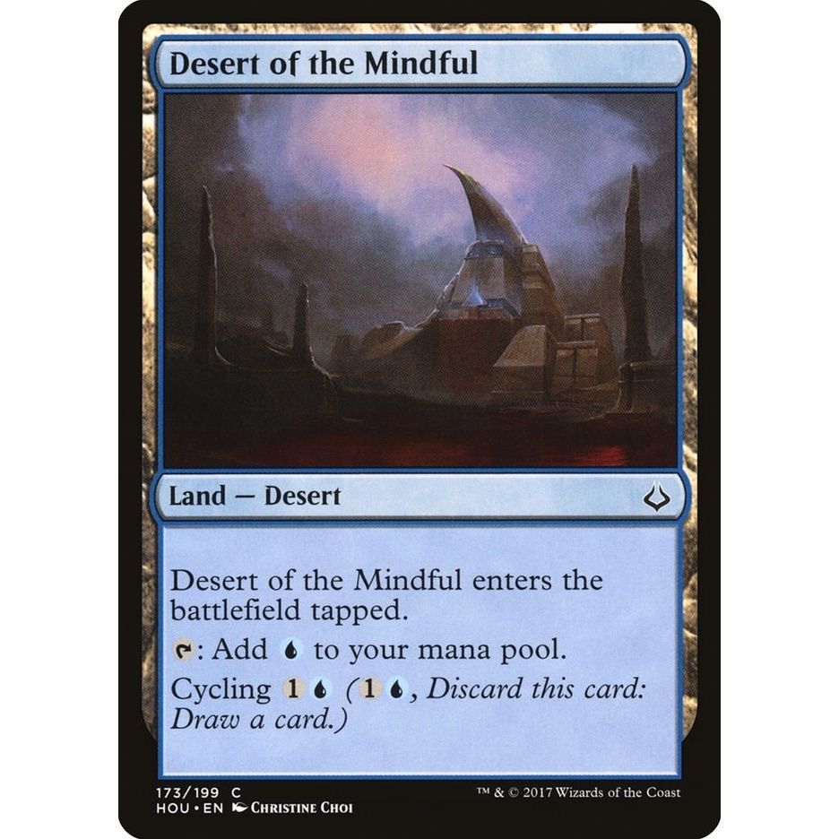 Image for Desert of the Mindful (173) (HOU) - Magic: The Gathering