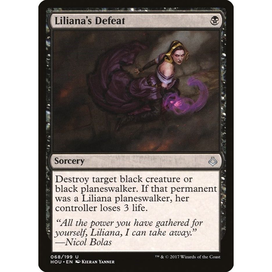 Image for Liliana's Defeat (68) (HOU) - Magic: The Gathering