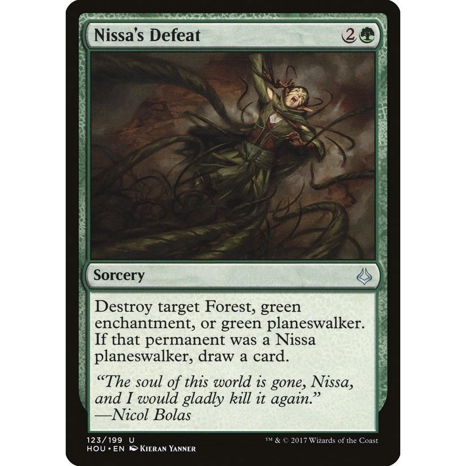 Image for Nissa's Defeat (123) (HOU) - Magic: The Gathering