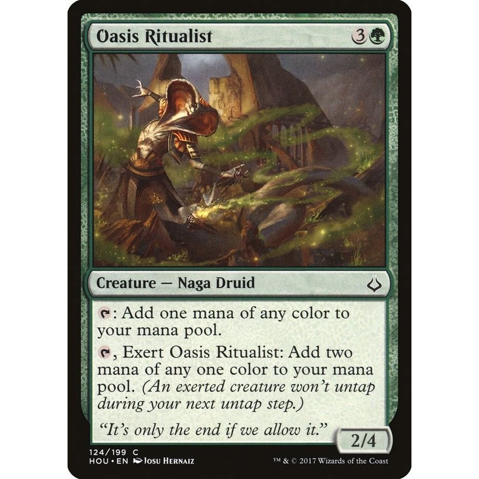 Image for Oasis Ritualist (124) (HOU) - Magic: The Gathering