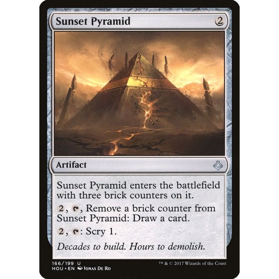 Image for Sunset Pyramid (166) (HOU) - Magic: The Gathering