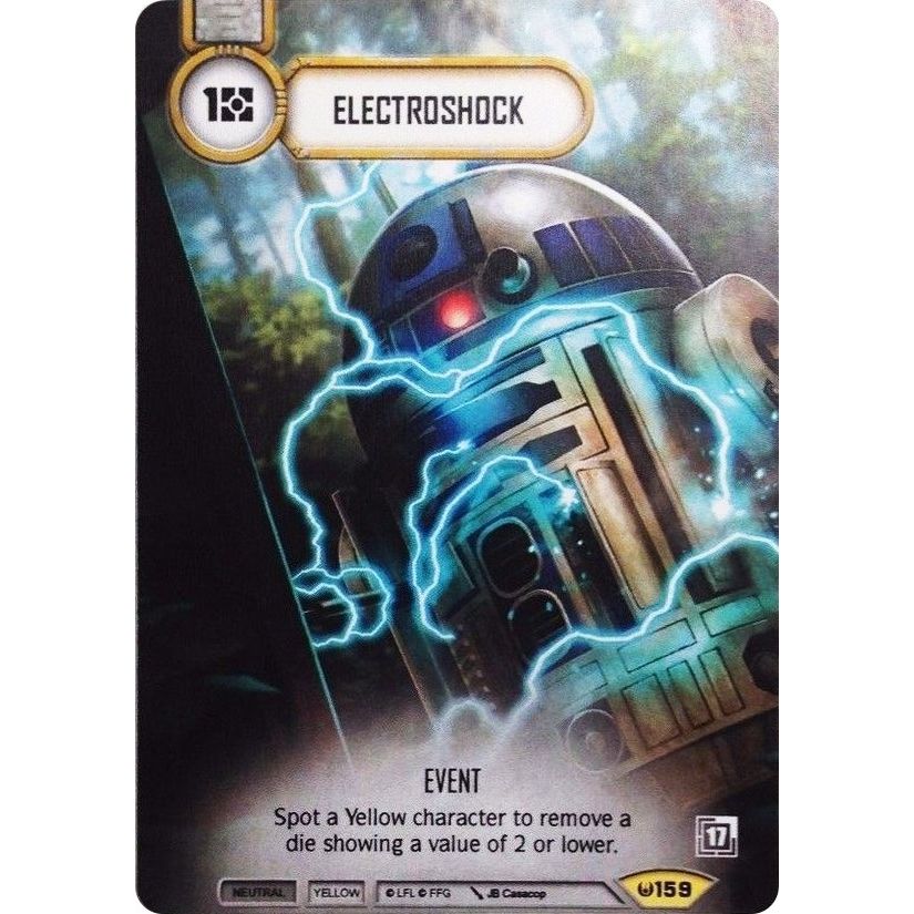 Image for Electroshock (Alternate Full Art) (159) (PRO) - Star Wars: Destiny