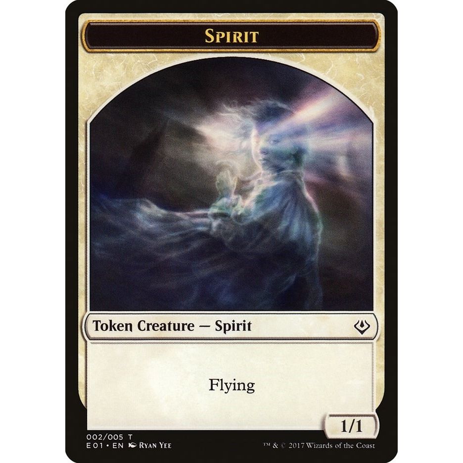 Image for Spirit // Soldier Double-sided Token (2 // 1) (AC2) - Magic: The Gathering