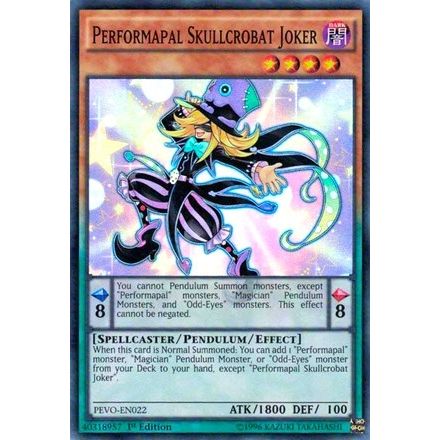 Image for Performapal Skullcrobat Joker (PEVO-EN022) (PEVO) - YuGiOh