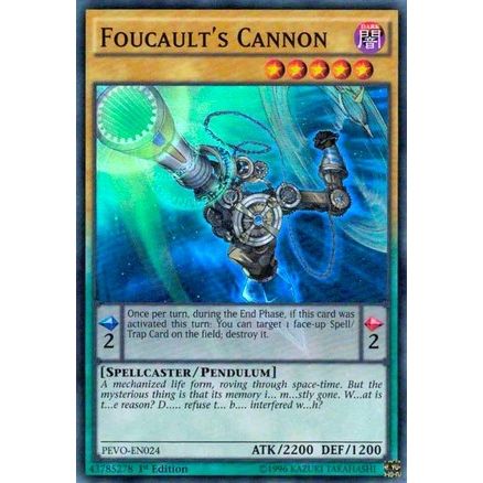 Image for Foucault's Cannon (PEVO-EN024) (PEVO) - YuGiOh