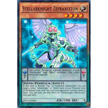 Image for Stellarknight Zefraxciton (PEVO-EN045) (PEVO) - YuGiOh