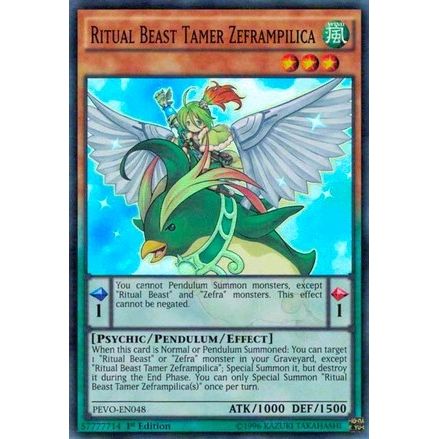 Image for Ritual Beast Tamer Zeframpilica (PEVO-EN048) (PEVO) - YuGiOh
