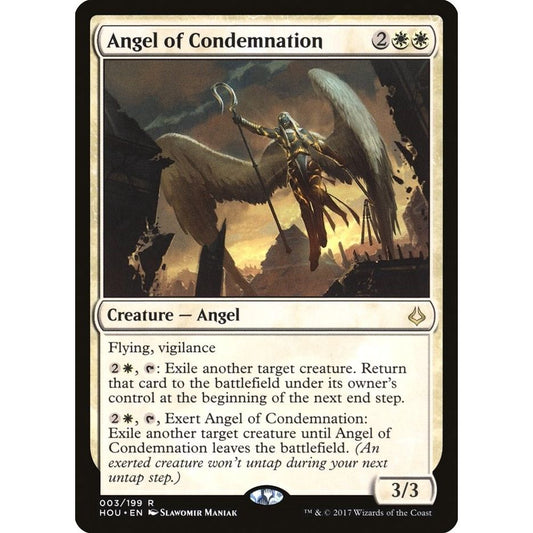 Image for Angel of Condemnation (3) (HOU) - Magic: The Gathering