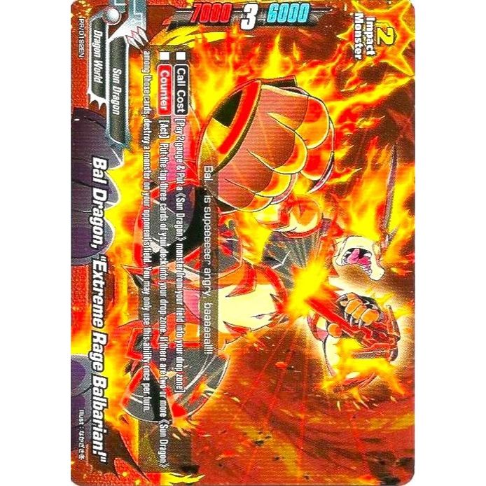 Image for Bal Dragon, "Extreme Rage Balbarian!" (PR/0192EN) (PR) - Future Card BuddyFight
