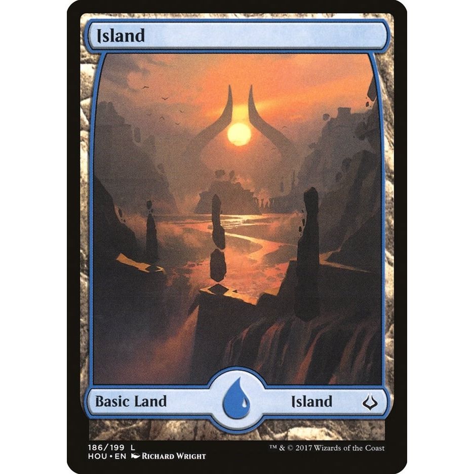 Image for Island (186) - Full Art (186) (HOU) - Magic: The Gathering