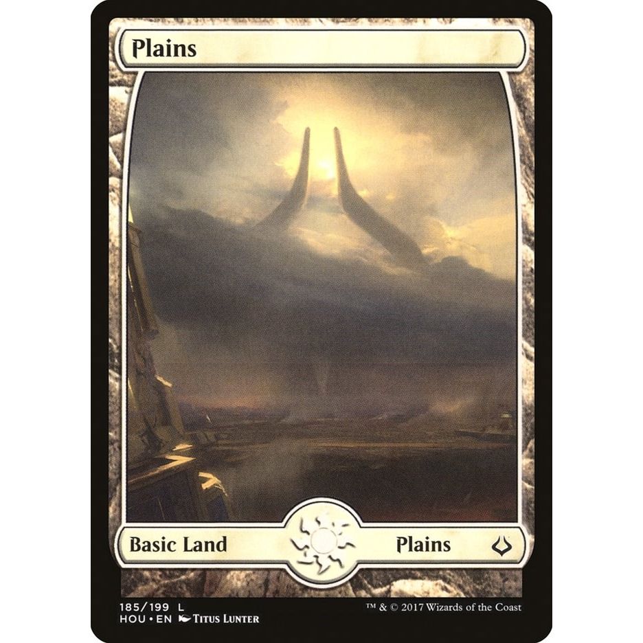 Image for Plains (185) - Full Art (185) (HOU) - Magic: The Gathering