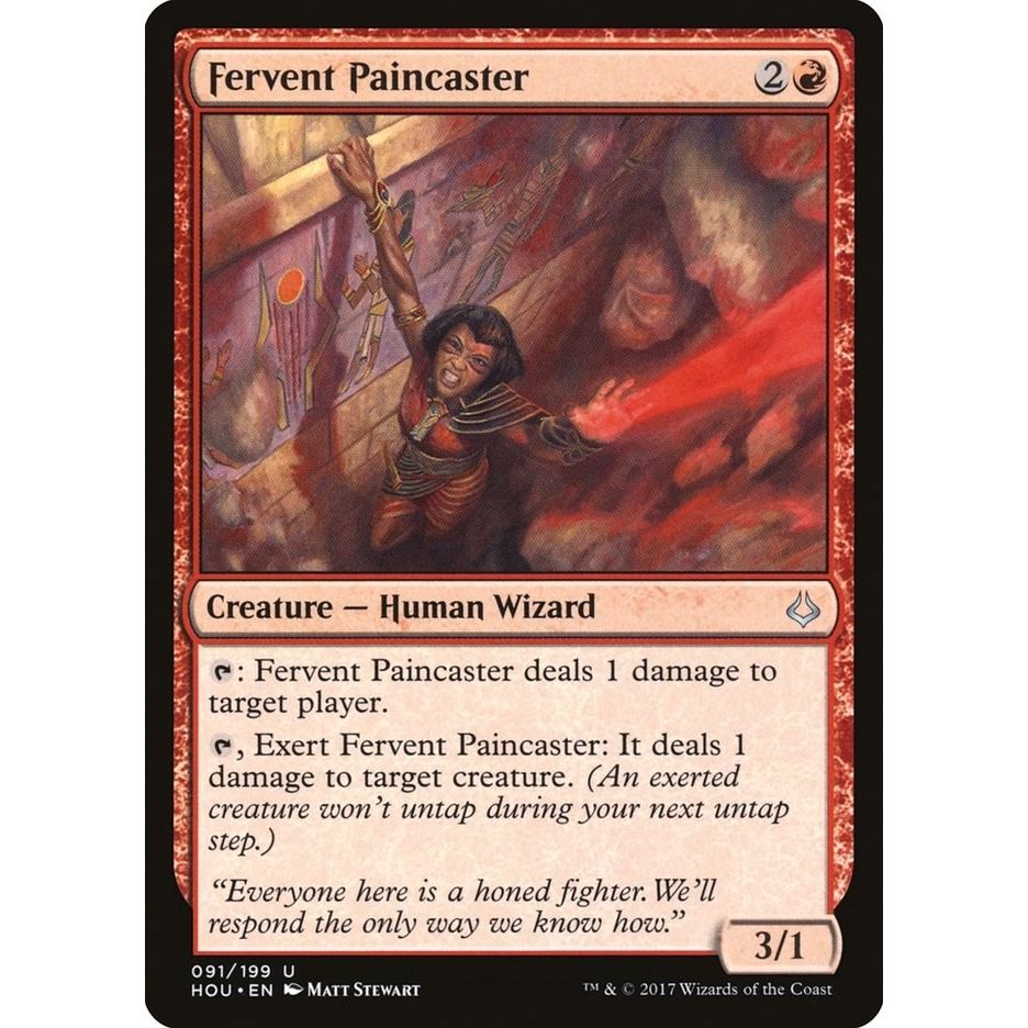 Image for Fervent Paincaster (91) (HOU) - Magic: The Gathering