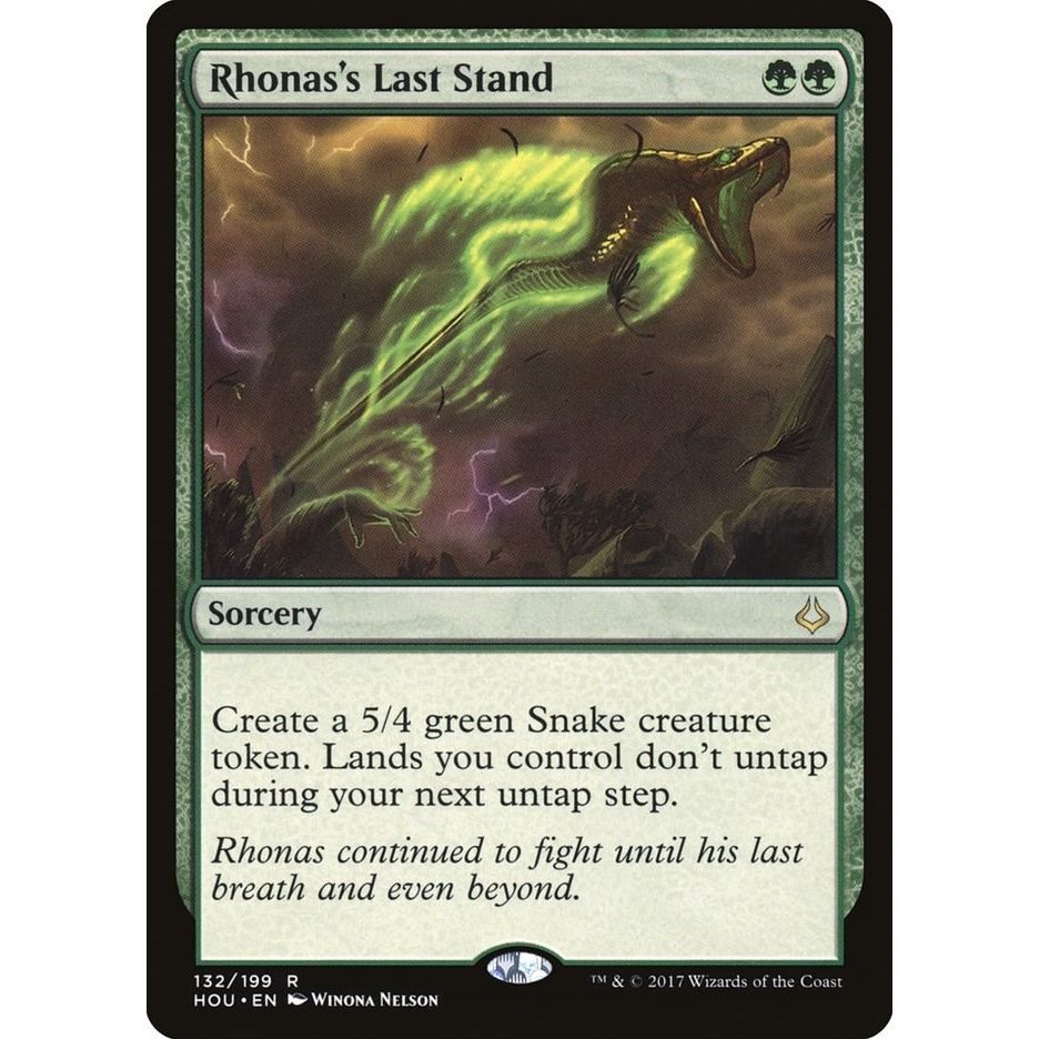 Image for Rhonas's Last Stand (132) (HOU) - Magic: The Gathering
