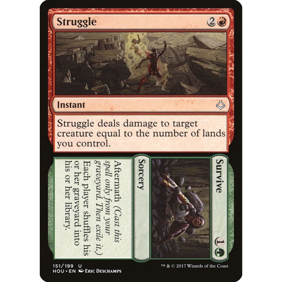 Image for Struggle // Survive (151) (HOU) - Magic: The Gathering