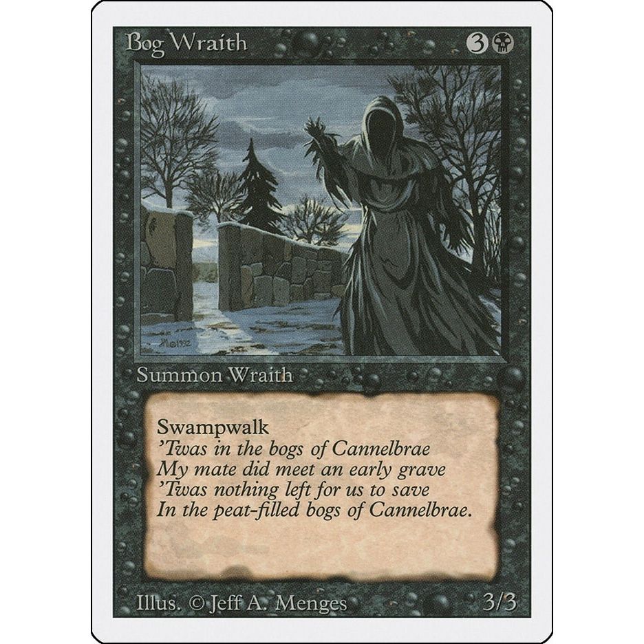 Image for Bog Wraith (3ED) - Magic: The Gathering