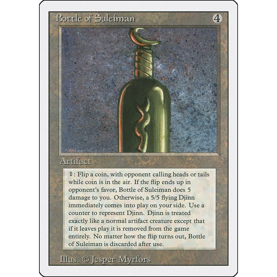 Image for Bottle of Suleiman (3ED) - Magic: The Gathering