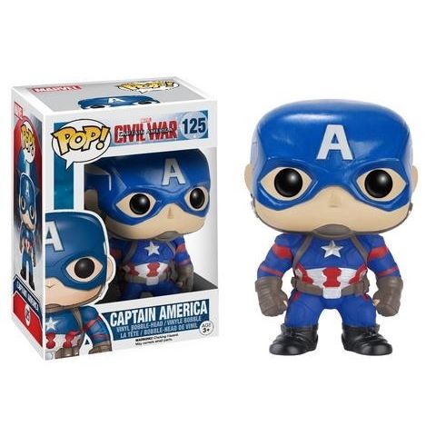 Image for Captain America: Civil War: Captain America (Bobble-Head) - Funko