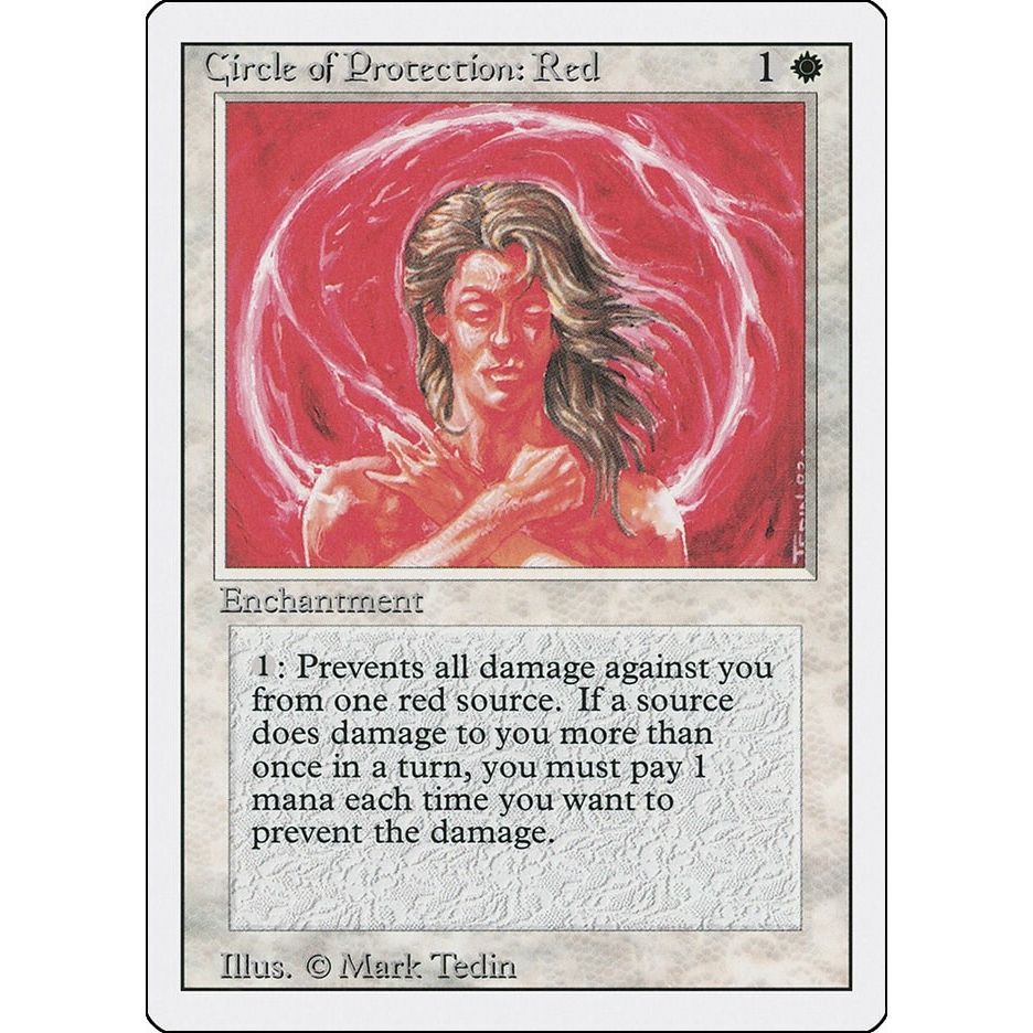 Image for Circle of Protection: Red (3ED) - Magic: The Gathering