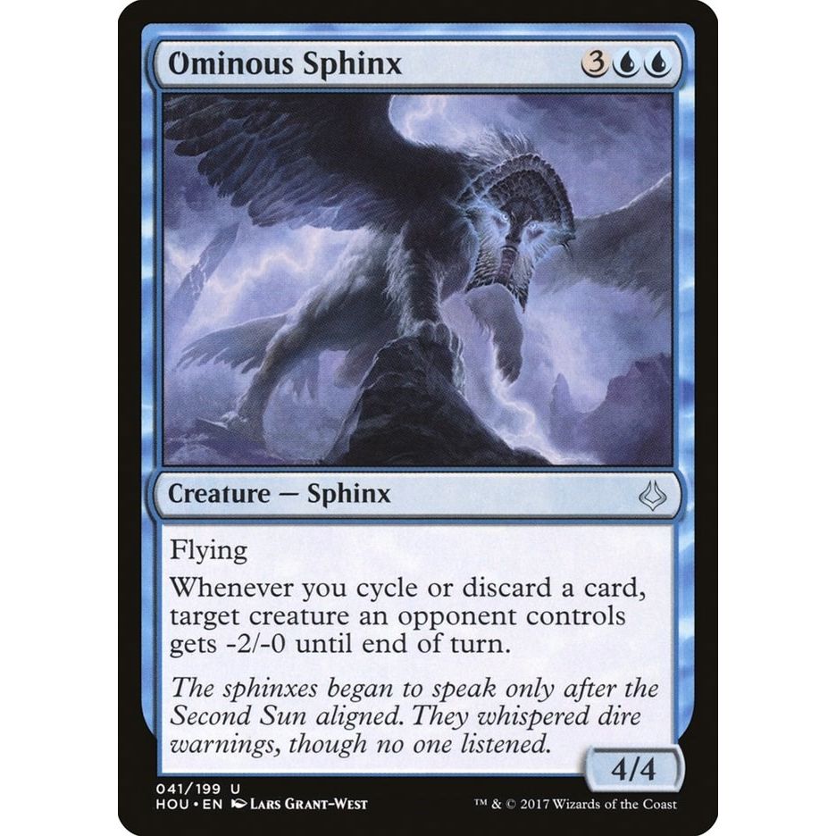 Image for Ominous Sphinx (41) (HOU) - Magic: The Gathering