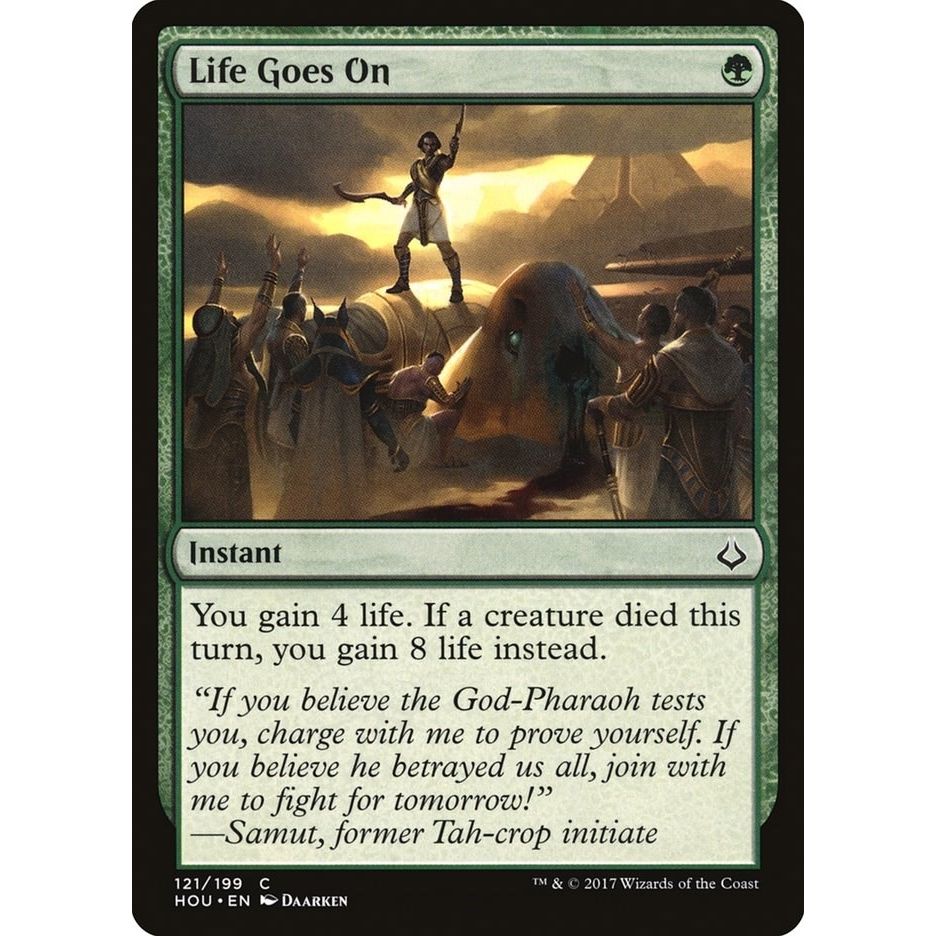 Image for Life Goes On (121) (HOU) - Magic: The Gathering