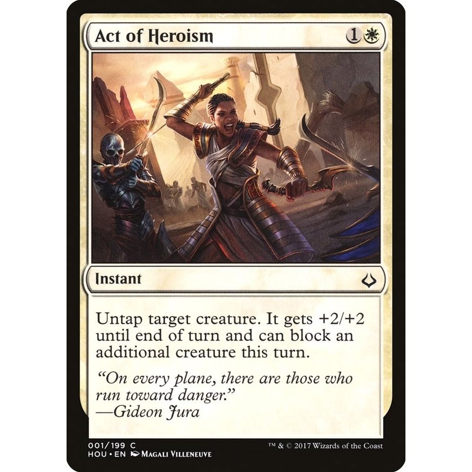 Image for Act of Heroism (1) (HOU) - Magic: The Gathering