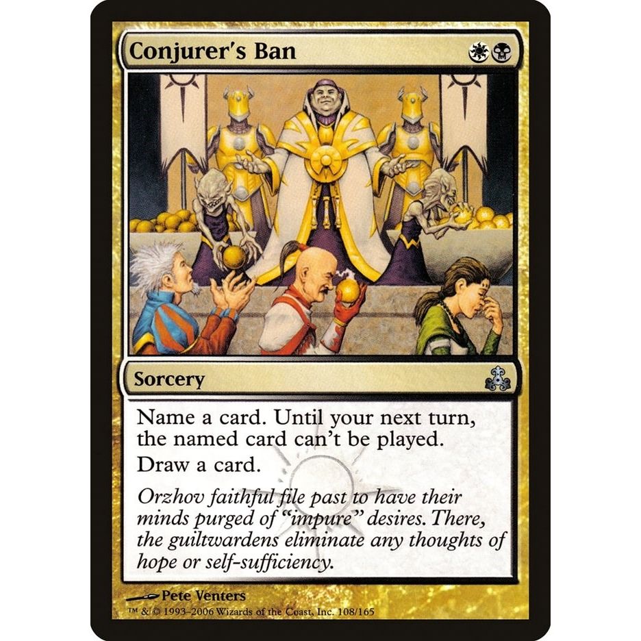 Image for Conjurer's Ban (108) (GPT) - Magic: The Gathering