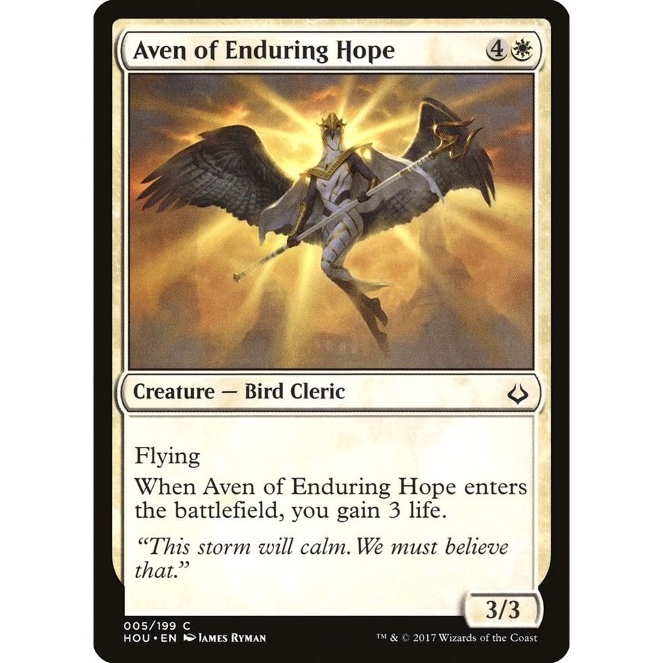 Image for Aven of Enduring Hope (5) (HOU) - Magic: The Gathering