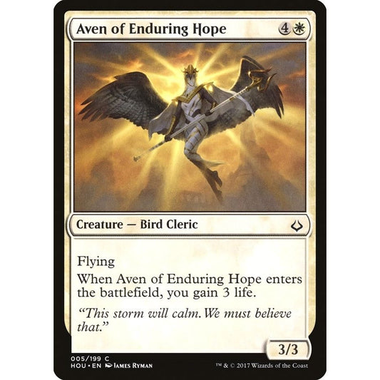 Image for Aven of Enduring Hope (5) (HOU) - Magic: The Gathering