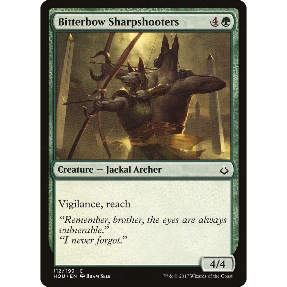 Image for Bitterbow Sharpshooters (112) (HOU) - Magic: The Gathering