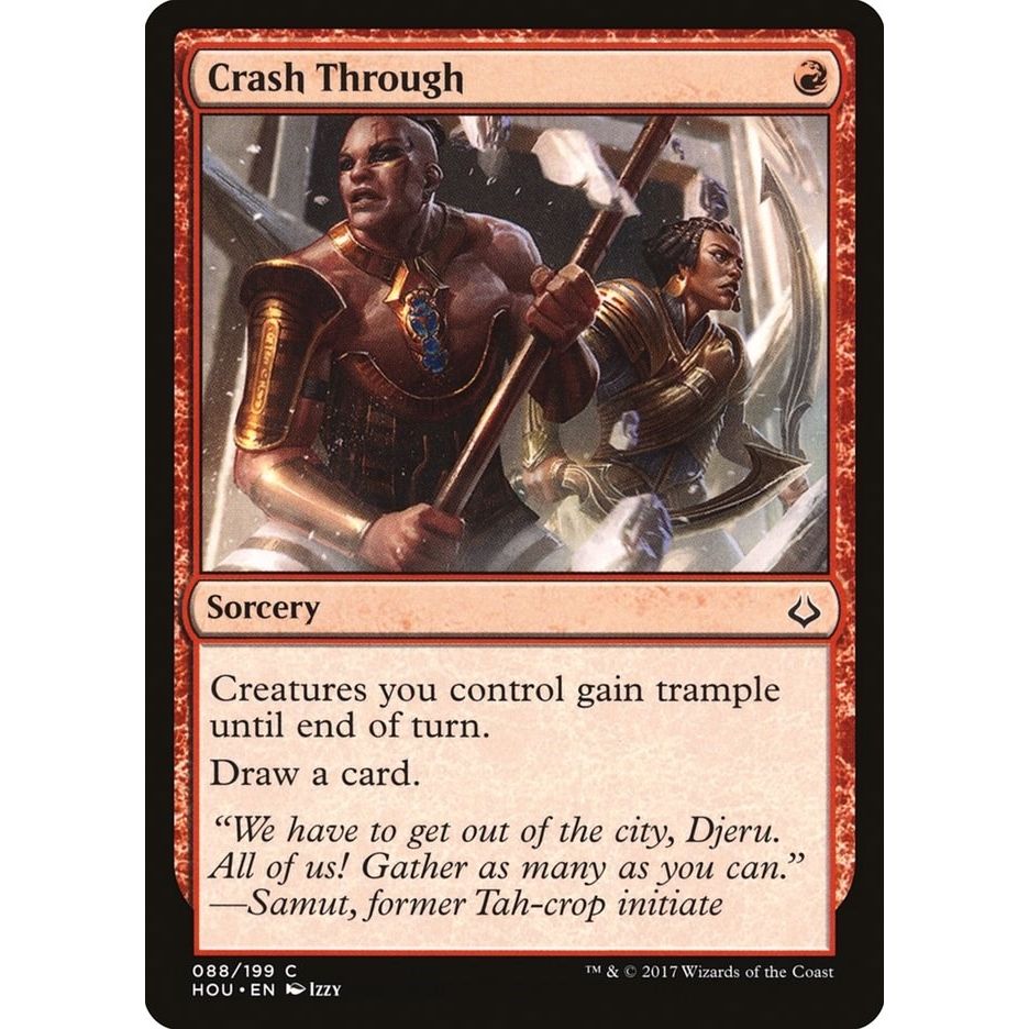 Image for Crash Through (88) (HOU) - Magic: The Gathering