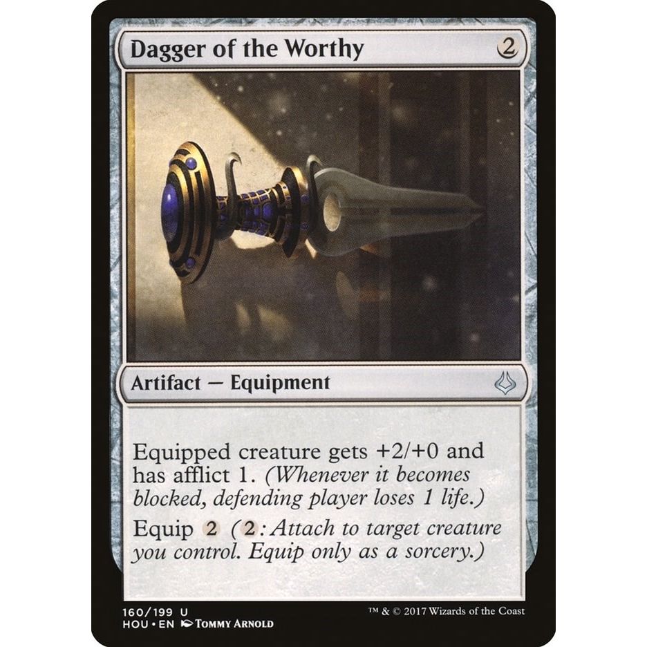 Image for Dagger of the Worthy (160) (HOU) - Magic: The Gathering