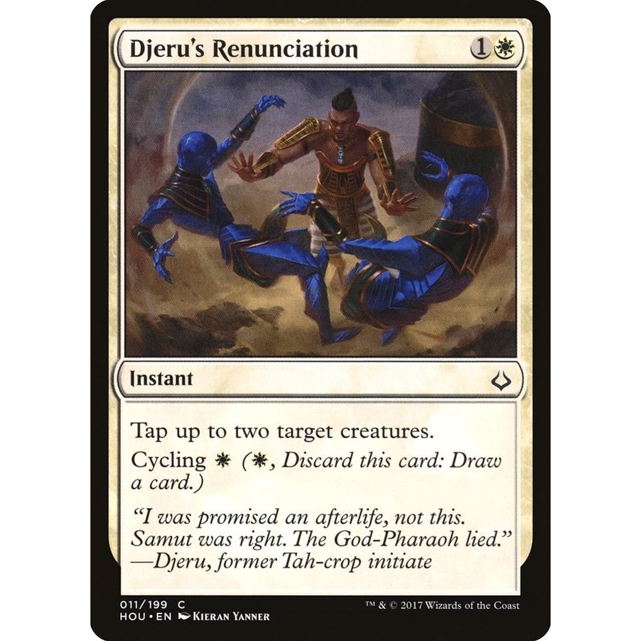 Image for Djeru's Renunciation (11) (HOU) - Magic: The Gathering