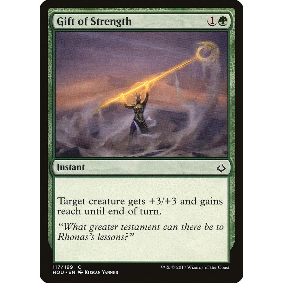 Image for Gift of Strength (117) (HOU) - Magic: The Gathering