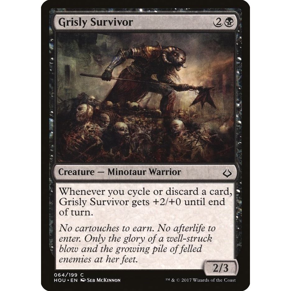 Image for Grisly Survivor (64) (HOU) - Magic: The Gathering