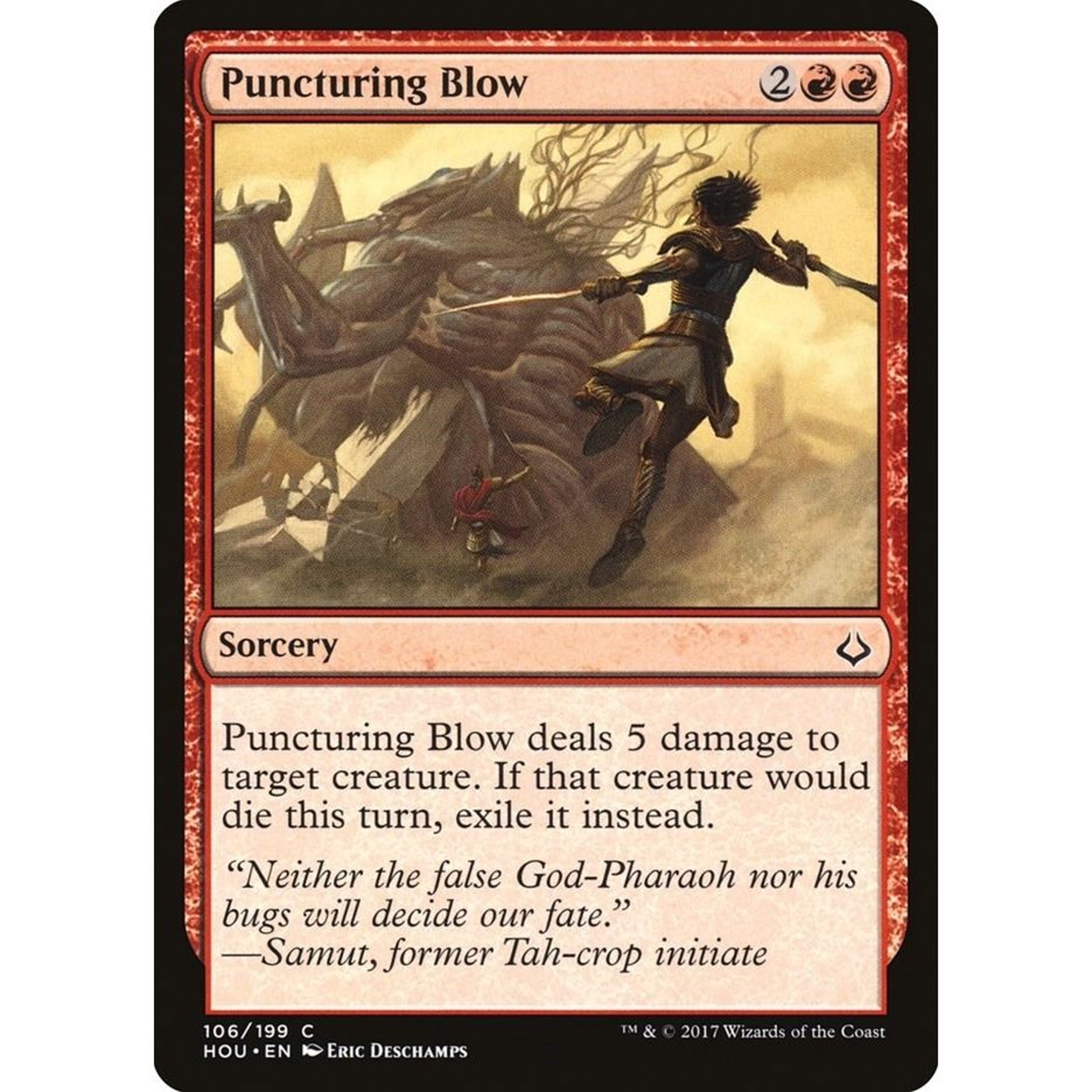 Image for Puncturing Blow (106) (HOU) - Magic: The Gathering