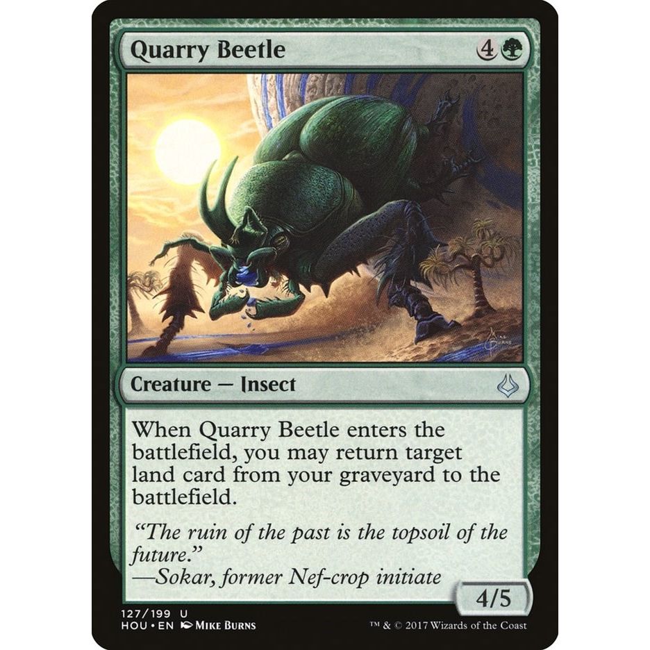 Image for Quarry Beetle (127) (HOU) - Magic: The Gathering