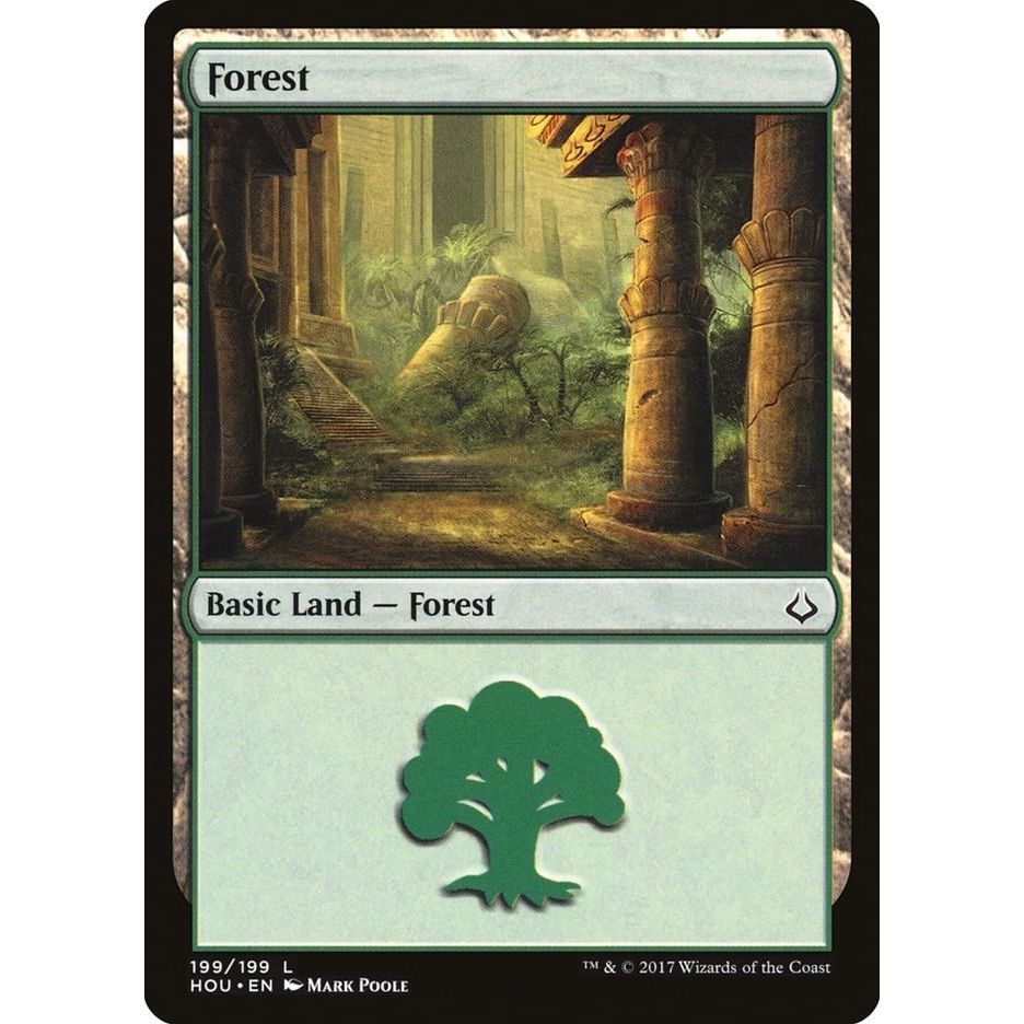 Image for Forest (199) (199) (HOU) - Magic: The Gathering