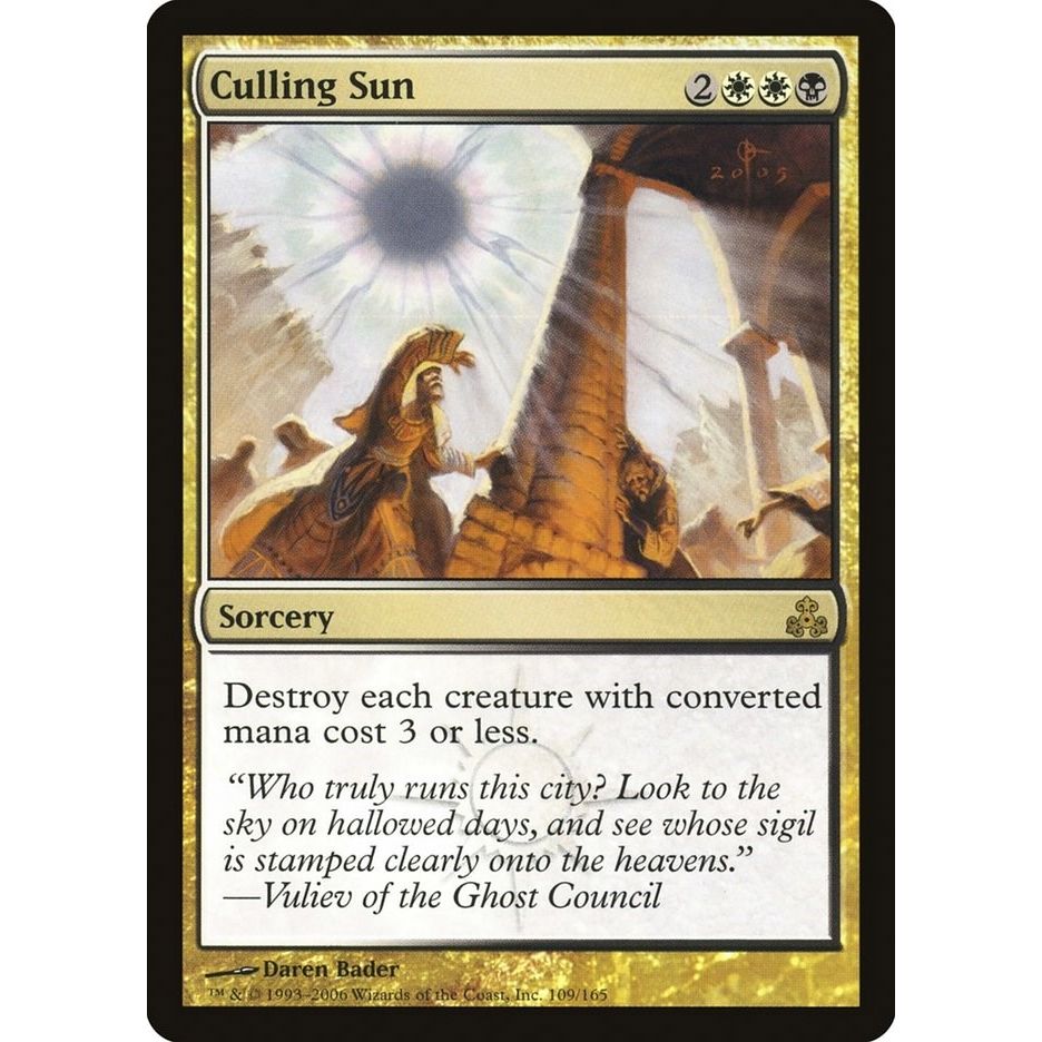 Image for Culling Sun (109) (GPT) - Magic: The Gathering