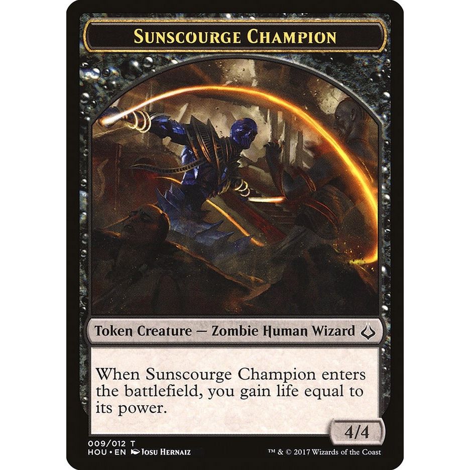 Image for Sunscourge Champion Token (9) (HOU) - Magic: The Gathering