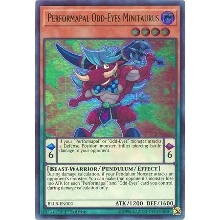 Image for Performapal Odd-Eyes Minitaurus (BLLR-EN002) (BLLR) - YuGiOh