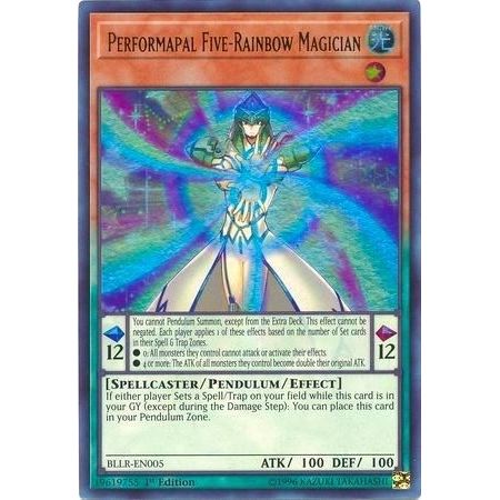 Image for Performapal Five-Rainbow Magician (BLLR-EN005) (BLLR) - YuGiOh