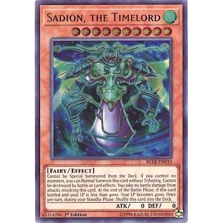Image for Sadion, the Timelord (BLLR-EN033) (BLLR) - YuGiOh